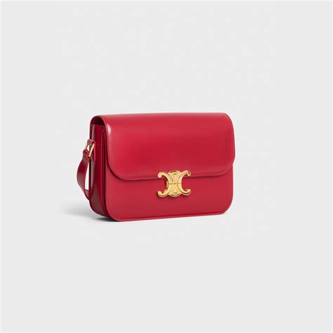 sac celine triomphe rouge|TRIOMPHE .